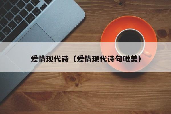 爱情现代诗（爱情现代诗句唯美）